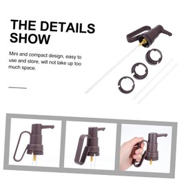 ULTECHNOVO 2sets Multi-Function Kitchen Dispenser Pump for Ketchup Syrup and Sauces Compact and Easy Use Hand Press Type for Deep Material