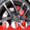 2pcs Universal Brake Caliper Cover Set for Front & Rear