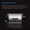 AC Infinity Inline Duct Fan Silencer, 6" Noise Reduction Muffler