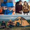 sourcing map 6Pcs 1-1/4" Side Release Buckle, Plastic Dual Adjustable