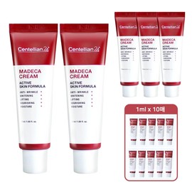 Centellian24 Madeca Cream Active Skin Formula 50ml x 2 + 15ml x 3 + 1ml x 10 sheets / 센텔리안24 마데카크림 액티브 스킨 포뮬러 50ml 2개 + 15ml 3개 + 1ml 10매