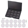 Allwon Empty Magnetic Eyeshadow Makeup Palette with 12Pcs 26mm Round