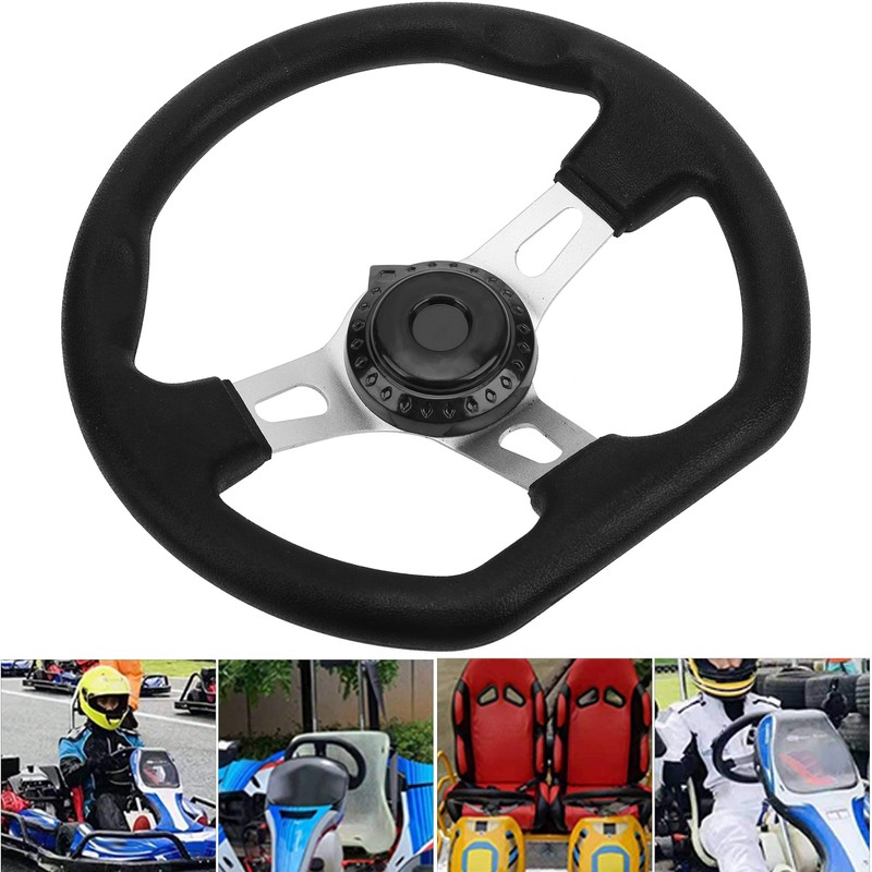 OffRoad Kart Steering Wheel 270mm 3 Spokes Modification Universal for