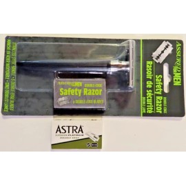 Assured Double Edge Shaving Safety Razor for Men + 10 Blades