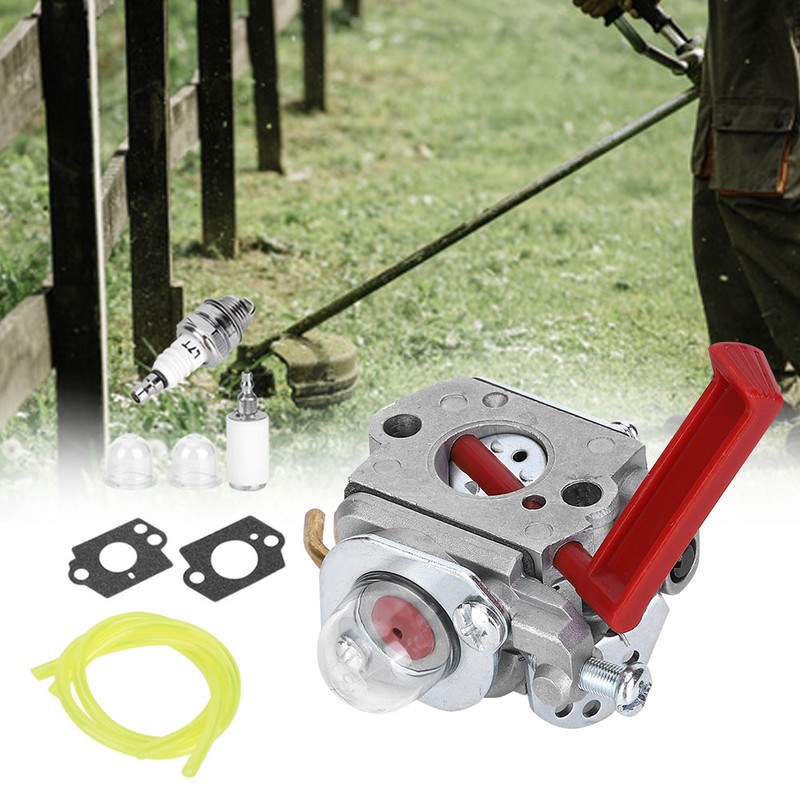 Garden Lawn Mover Trimmer Carburetor Kit for Homelite UT‑33600A 26cc