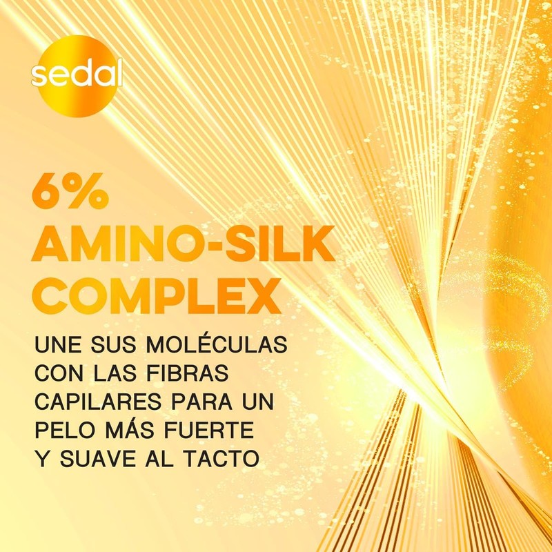 Sedal Sérum para Cabello Toque de Seda, 6% Amino-Silk Complex.