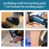 Alppihym Pack of 4 Delta Sanders Multitool Sanding Plate 80