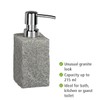 Wenko "Granit Soap Dispenser, Grey