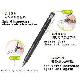 Pilot FriXion Ball Knock Retractable Erasable Gel Ink Pens, Extra Fine Point 0.5mm, Green Ink, 3 Pens & 6 Refills Value Set