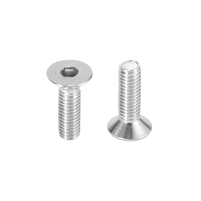 F FIERCE CYCLE 8pcs Car Motorcycle Red M6 Release Fastener