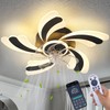 Ruibutrade Low Profile Ceiling Fan with Remote &APP Control, Quiet