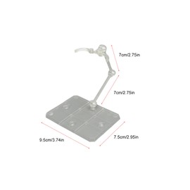 Tomotato Soporte para Figuras de Acción, Base de Acrílico Transparente Estable con Accesorios, Ajustable para Modelos de 6 Pulgadas, para Exhibición de Anime y Muñecas de Colección
