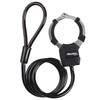 Master Lock 8275JADPROBLK Wire Lock, Bicycle Lock, Keyed, Handcuff Type,