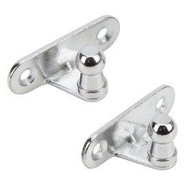 Gas Strut Mount 2 Pieces Gas Lift Mount 10mm Ball Stud Metal Universal Multi Fit for Engine Boot