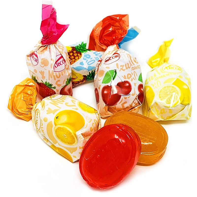SweetGourmet Fruit Filled Assorted Bon Bon Hard Candy, 5-Pound Bulk