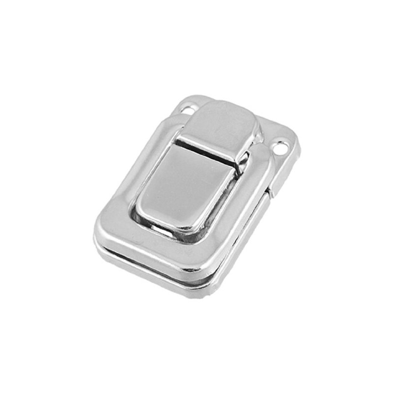 Silver Tone Metal Spring Loaded Cases Boxes Chest Toggle Catch