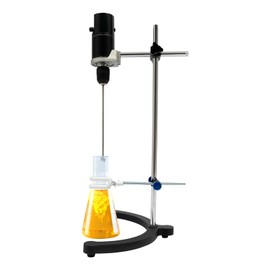 Laboratory Electric Overhead Stirrer - Max.40L | Max 30000m Pa.s | Time Setting | 100-2000rpm Speed Adjustable - Lab Mixer with Display, Laboratory Stand Stirrer with Overload Protection 120W