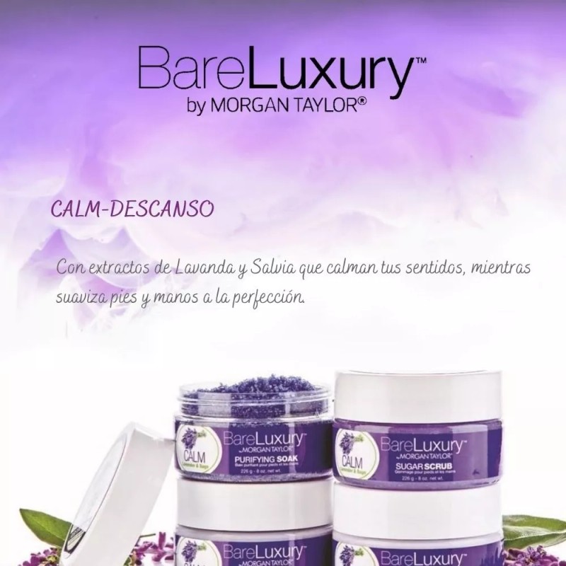 Gelish Mascarilla Detox Spa Para Pedicure Y Manicure Aroma Lavanda