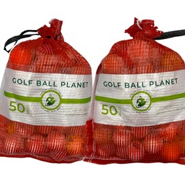 100 Shag/Practice/Hit Away/Range Used Golf Ball Mix in Mesh Bag - Golf Ball Planet