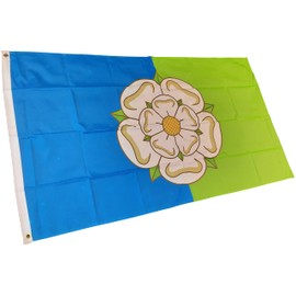 NWFlags East Riding of Yorkshire Flag 5ft x 3ft 75d Premium Polyester Suitable For Flagpoles | Strong Polyester 5x3 foot material East Yorkshire flag with Eyelets