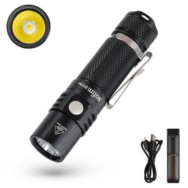 Sofirn SP10 Pro Led Torch, AA Torch with Anduril 2 UI, Small Keychain Flashlight with High Powered LED 90CRI, Max 900 Lumens, Pocket-Sized and Lightweight for EDC