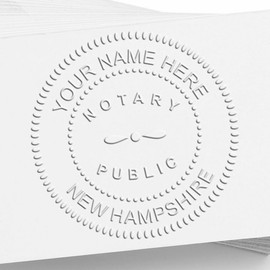 New Hampshire Notary Public Soft Seal Embosser - 1-5/8 Size, State Board Compliant, Ideal for NH Notary Seal Requirements, Notary Seal New Hampshire, Ideal for New Hampshire Notary Public Use