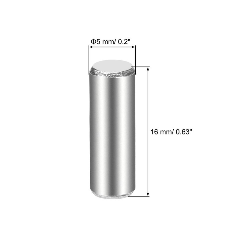 sourcing map 25pcs 5 x 16 mm (approx. 13/64 inch)