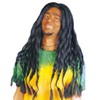 NET TOYS Black Rasta Wig Dreadlocks Rasta Wig Black Dreads