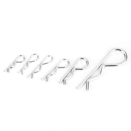 110PCS R Type Stainless Steel Galvanized Cotter Pin High Performance Hand Operated Tools Accessory for Maintenance Work