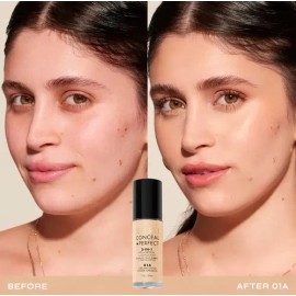 Base de maquillaje Milani Conceal + Perfect 2 en 1 Tono 01A Creamy Nude