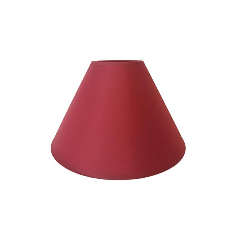 12" Cotton Coolie Pendant Or Table Lampshade in Burgundy Colour