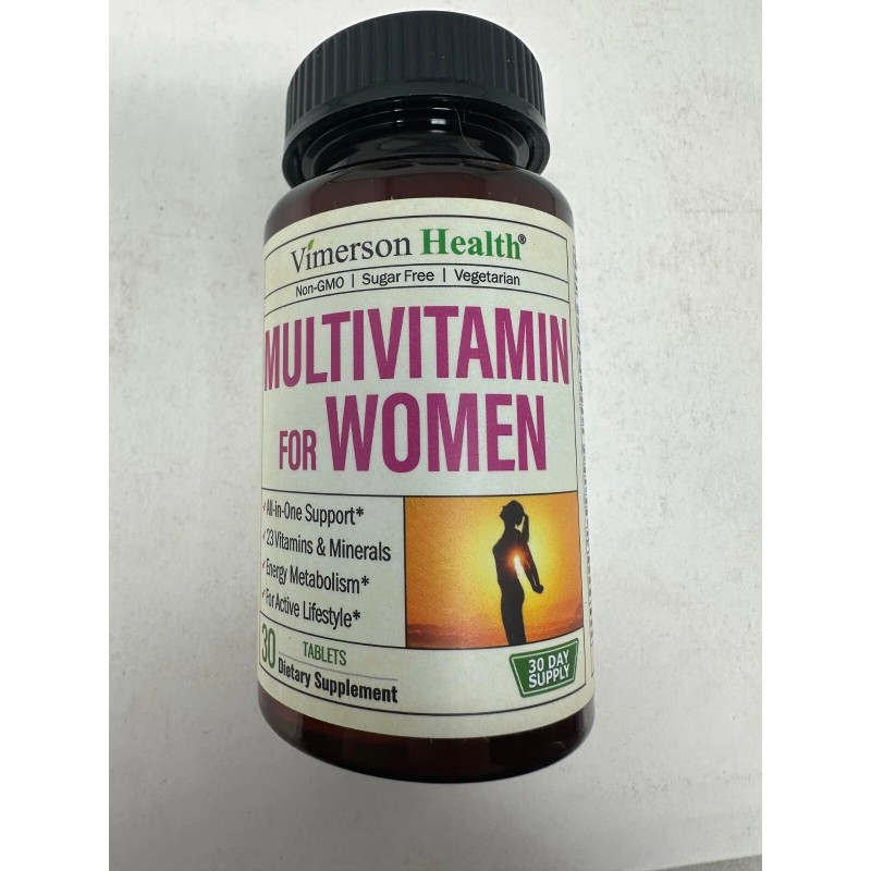 Vimerson Health Multivitamin For Women Dietary Supplement 120 Tablets 30/Bottle