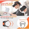 COYLAPY Headband Magnifier w/Light, Rechargeable Magnifying Glasses for Close Work