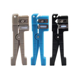 Herramienta de corte de fibra óptica, 3 piezas pelacables coaxiales, pelacables, crimpador 45-162 45-163 45-165 pelacables de fibra óptica, pelatubo d