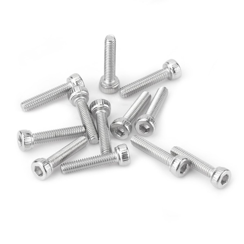 210pcs M2.5 Stainless Steel 304 Hex Socket Cap Head Screws