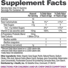 Gomitas Probioticas Up4 Niños Vitamina C