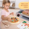 Melissa & Doug Top & Bake Wooden Pizza Counter Play