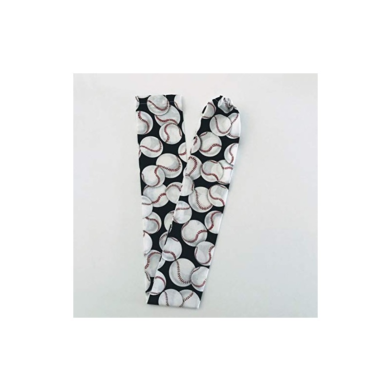 Stethoscope Covers Handmade Variety Patterns Colors 100% Cotton Scrunchie (Baseball)