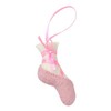 Global Groove (H) Pink Ballet Slipper Felt Ornament