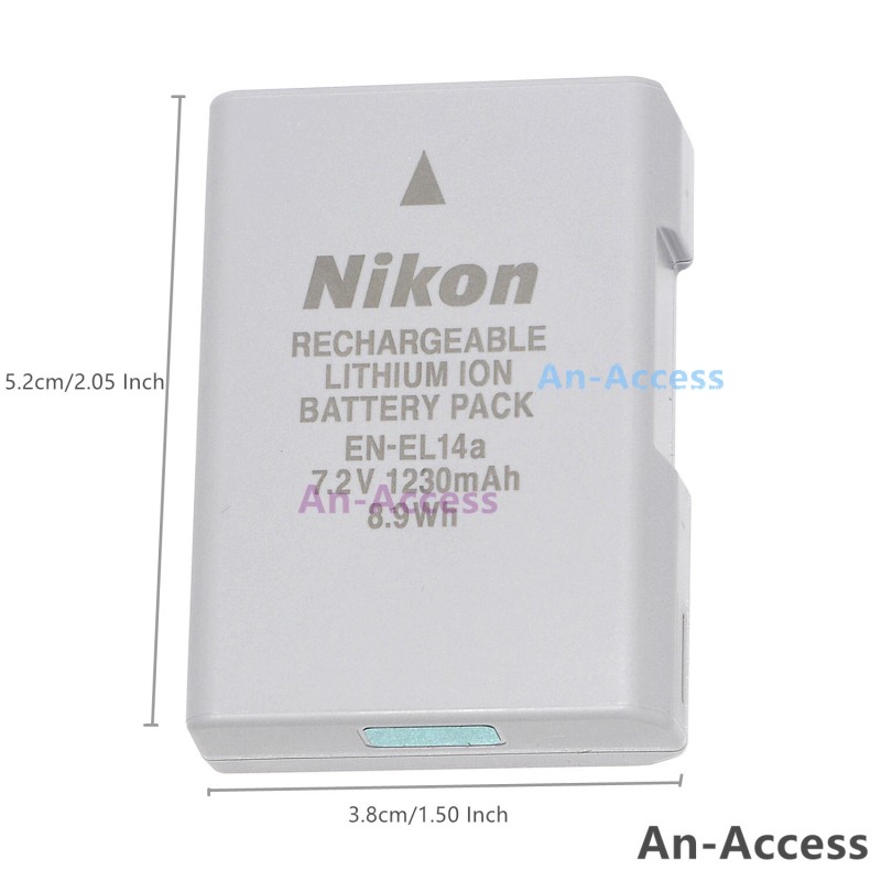 For Nikon New Original Nikon EN-EL14a Battery For D3100 D3200