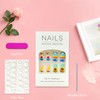Sunflower Watermelon Press on Nails Sunset Ocean Design Fake Nails