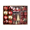 Valery Madelyn Scandinavian Christmas Ball Ornaments, Set of 40, Balls,