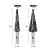 XMSSAA Hexagonal Drill Bit for Stainless Steel, Titanium Nitride Aluminum-Coated,