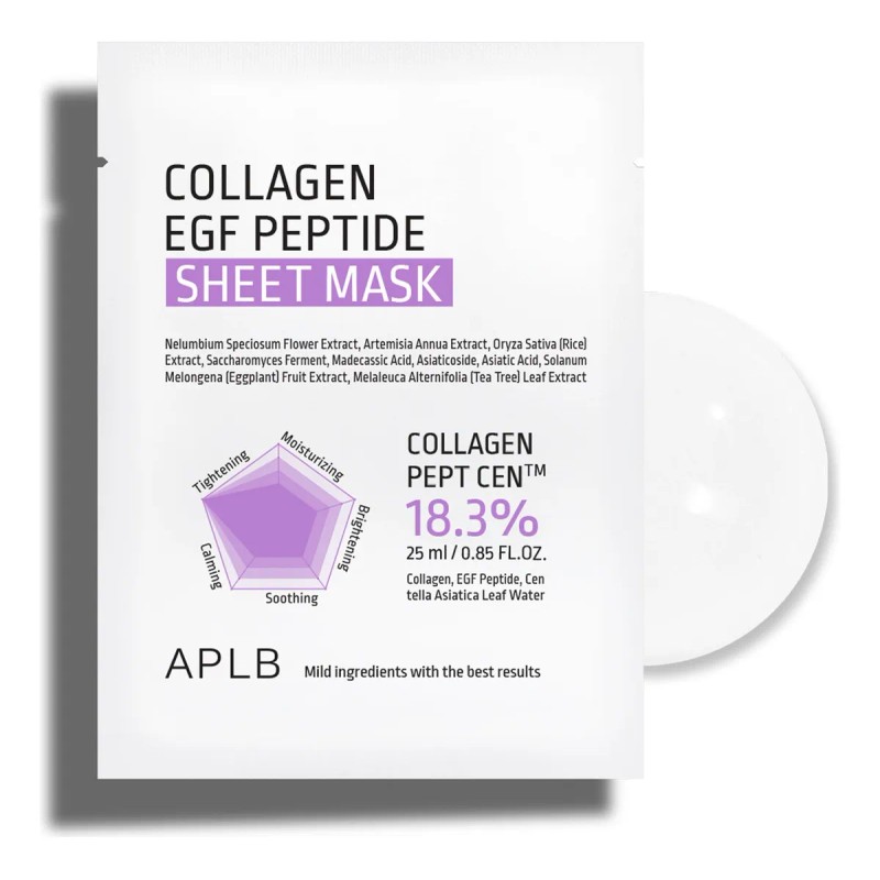 Mascarilla Coreana Colágeno Péptidos Purificante