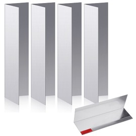 4 Pcs Garage Door Rodent Guard 5.91 x 1.77 Inch Garage Door Seal Garage Door Guards Weatherproofing Garage Door Shield Seal Strip Door Sweep Barrier with Adhesive Tape for Garage Indoor Outdoor Home