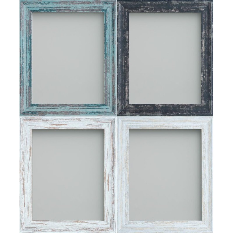 Frame Company Lynton Rustic Blue, A4 (11.75x8.25 inch), fitted with