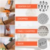 WinGluge 4-Sided Vegetable Slicer, Stainless Steel, Kitchen Grater, Vegetable Grater,