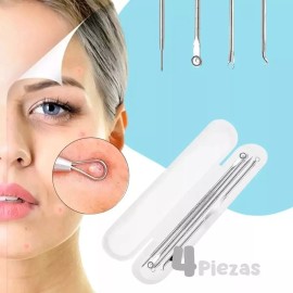 Veraly Set Remover Espinillas Y Puntos Negros Rosa Gold Estuche 4pz