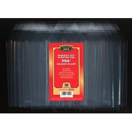 (25) Loose Cardboard Gold Perfect Fit Sleeves for PSA Graded Slabs