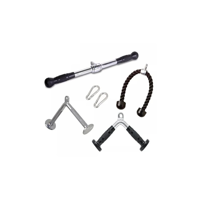 Venbytech for Home Gym Cable Attachment Handle Machine Strength Exercise